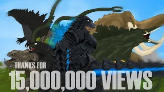 GODZILLA ARMOR | Godzilla Junior  Skullcrawler, Methuselah, Behemoth, Biollante | PANDY Animation 47