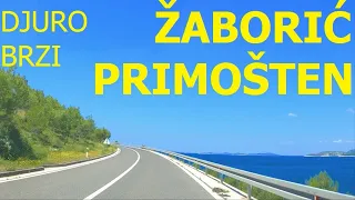 Žaborić - Primošten, Šibenik, Dalmatia, Croatia, car ride by the Adriatic Sea, June 2023
