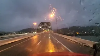 Long haul trucking, I-70 E thru Bethesda OH,  West Virginia, into Pennsylvania, 10/29/20