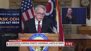 Gov. DeWine responds to questions about raid at  PUCO chairman Sam Randazzo's home