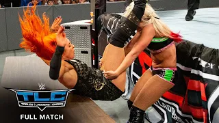 FULL MATCH - Becky Lynch vs. Alexa Bliss – SmackDown Women’s Title Tables Match: WWE TLC 2016