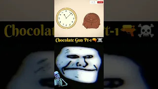 funny 🥶 troll face meme || maca and roni ❤️ chocolate gun 1 #troll ( part-91 )