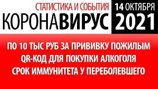 14 октября 2021: статистика коронавируса в России на сегодня