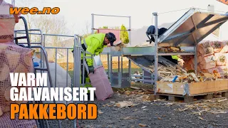 Varmgalvanisert pakkebord