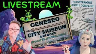 LIVESTREAM WITH ENZO AND KAREN - GENESEO CITY MUSEUM - UFO CENTRAL?