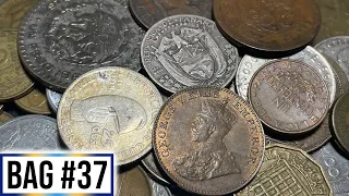 CENTRAL AMERICAN TRIPLE SILVER: Half Pound World Coin Search Discoveries - Bag #37