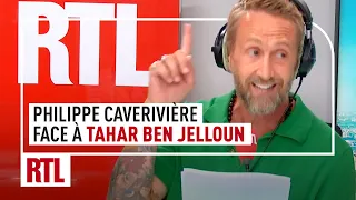 Philippe Caverivière face à l'écrivain Tahar Ben Jelloun