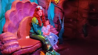 "Meet Ariel at her grotto" in WDW Magic Kingdom