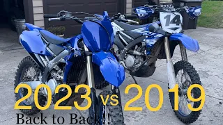 2023 vs 2019 YZ250FX!! Back to Back Rides + Comparison!