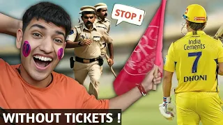 Sneaking into a IPL Match without Tickets !!