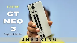 realme GT Neo 3 Unboxing - It's Fast & Hot | English Subtitles