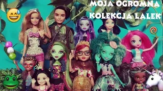 Moja ogromna kolekcja lalek Monster high, Barbie, Ever after high itd.