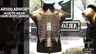 How to wear hard Body Armor - AR500 Armor