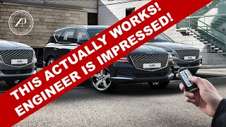 THIS ACTUALLY WORKS!  Automotive Engineer is Impressed with Genesis GV80's Smart Parking Technology!