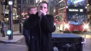 Great BeatBox and Harmonica Performance in Piccadilly Circus, London Street Music by Fredy Beats