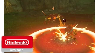The Legend of Zelda: Breath of the Wild - Weapons and Combat Gameplay - Nintendo E3 2016