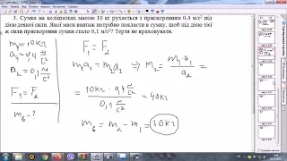 Другий закон Ньютона. Розв'язування задач