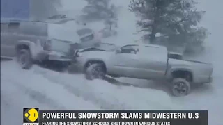 WION Gravitas: Powerful snow storm slams mid western US