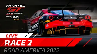 LIVE | Race 2 | Road America | Fanatec GT World Challenge America 2022