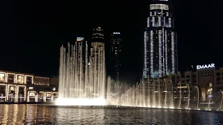 Завораживающее шоу поющих фонтанов в Дубае...Singing fountain Dubai