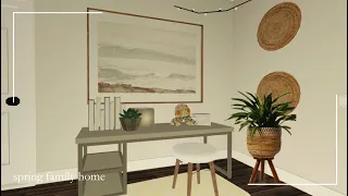 bloxburg spring family home interior - part 2