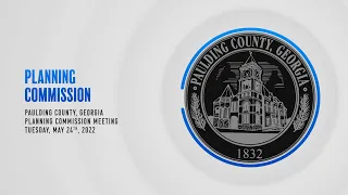 Planning Commission Meeting - 5/24/2022