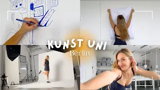 1 Woche Kunst Uni - Design Studium Berlin 👩🏼‍🎨✨