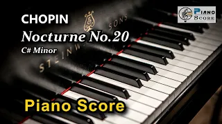 Chopin Nocturne No.20 C# Minor Op. Posth / 쇼팽 녹턴 20번 / 클래식 피아노 악보