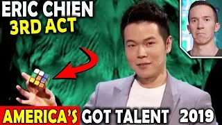 Magician REACTS to Eric Chien Chocolate Candy RUBIKS CUBE on AGT 2019