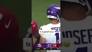 Vikings Announcer Yelling “It’s Good” on a missed field goal