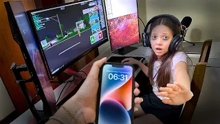 Flagrei minha filha faltando aula PRA JOGAR no pc! 😡😡😡