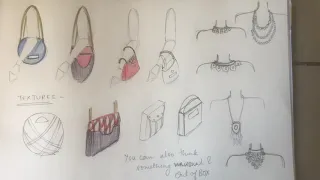 how to sketch fashion accessories