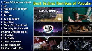 Best Techno Remixes of Popular Songs 2023 - Cool Techno Remix 2023 Playlist (Top Techno Remix Mu...