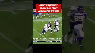 5 runs that show why Adrian Peterson was phenomenal