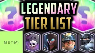 LEGENDARY TIER LIST MAY 2020 // Clash Royale Legendary Rankings