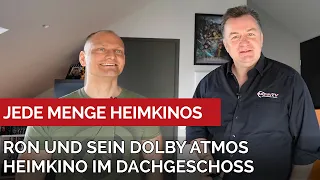 7.1.2 - so hat Ron das Dolby Atmos System und sein Heimkino im Dachgeschoß eingerichtet. #dolbyatmos