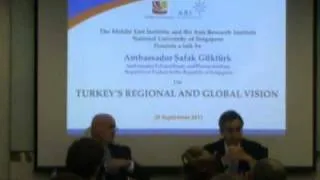 2011 Middle East Institute Turkey's Regional and Global Vision Part 1