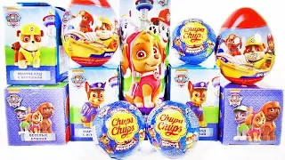 ЩЕНЯЧИЙ ПАТРУЛЬ Mix! СЮРПРИЗЫ с игрушками по мультику PAW PATROL Sweet Box, Kinder Surprise unboxing