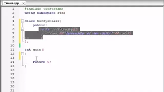 Buckys C++ Programming Tutorials - 12 - Introduction to Classes and Objects