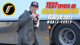 TEST WRC | Kalle Rovanperä TOYOTA GR | Pre-Rallye Monte-Carlo 2023