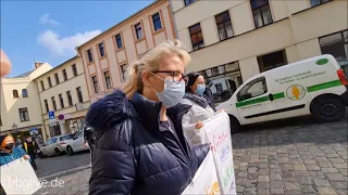 Mai-Demonstration in Bernburg 2021