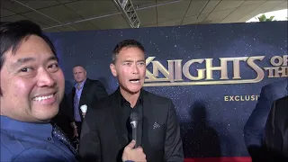 Mark Dacascos Carpet Interview at Knights of the Zodiac Premiere