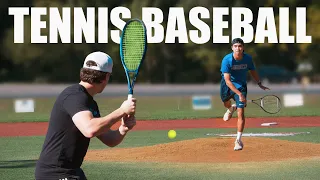 We Played a Baseball Game, But With Tennis Rackets!