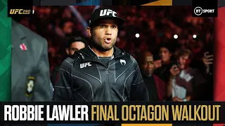 WOW 🤩 Standing Ovation For Ruthless Robbie Lawler As He Steps Into Octagon For Final time 😭#UFC290