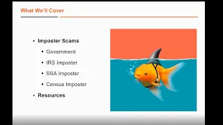 Government Imposter Scams Webinar by ITRC & FTC