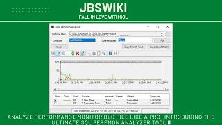 Analyze Performance Monitor BLG File like a Pro- Introducing the Ultimate SQL Perfmon Analyzer Tool🚀