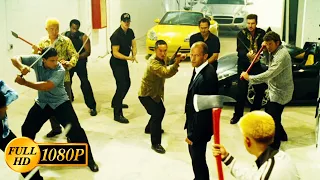 Jason Statham Fights Axe-Wielding Thugs / The Transporter 2 (2005)