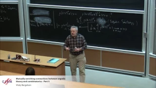 Vitaly Bergelson: Mutually enriching connections between ergodic theory and combinatorics - part 5