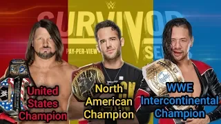 Full Match AJ Styles vs Roderick Strong vs Shinsuka Nakamura, (Survivor Series 2019)