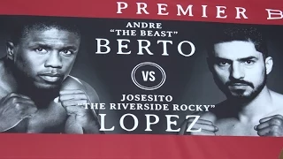 Berto vs Lopez at Citizens Business Bank Arena